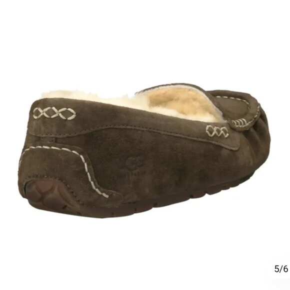 NIB UGG Women’s Ansley Slippers – Chocolate, Size 7 - Picture 3 of 9